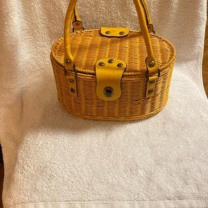 Patricia Nash original wicker handbag